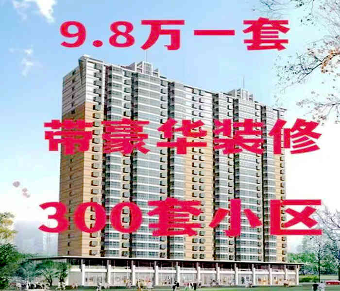 沙頭小產權網：東方公館3棟，9.8萬一套，帶豪華裝修